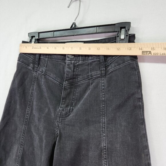 Free People Libre Wide-Leg Jeans Size 28 Stretch High Rise Boho - Picture 3 of 14